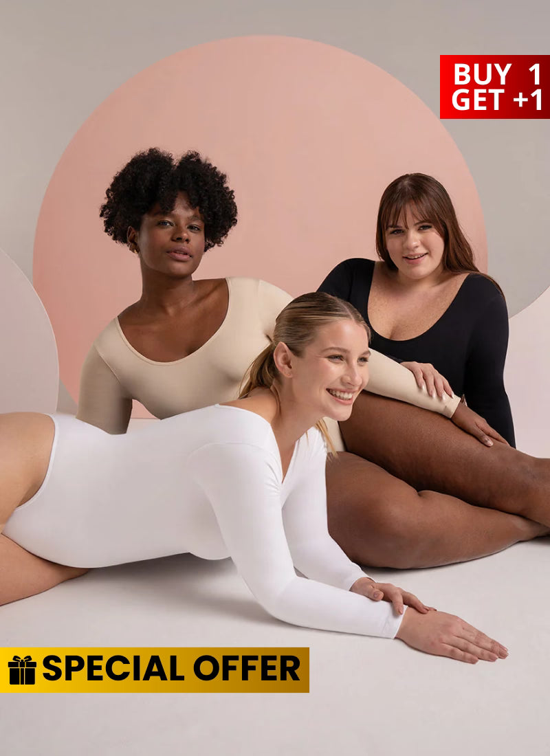 [BUY 1, GET +1] Formelle™ Long Sleeve Sculpting Bodysuit